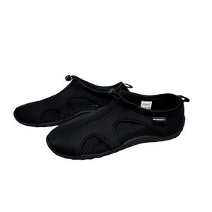 NWOT Athletech Black Unisex Mesh Water Shoes Size 7/8
